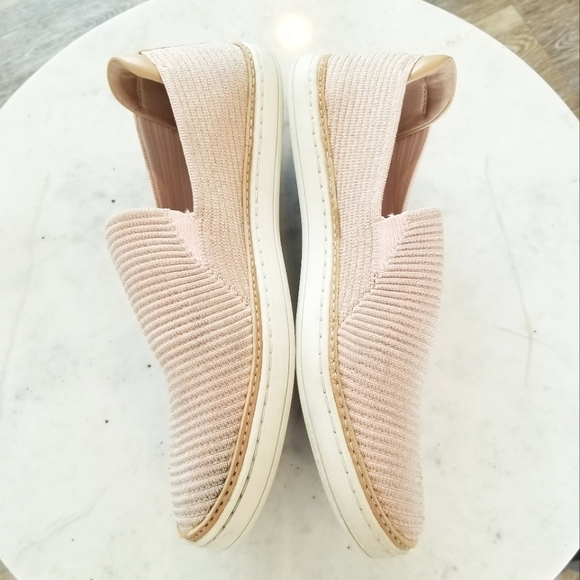Ugg Sammy Metallic Pink Slip on Women's Sneakers Flats Metallic Athleisure sz 9 - Picture 8 of 10